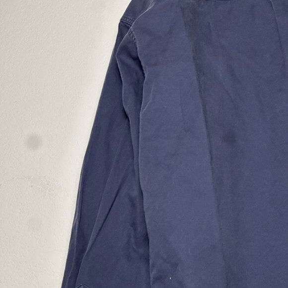 Urgent Gear Classic Shirt Button Up Plaid Lining Men Blue L Prep Formal Golf 90s - Picture 13 of 13